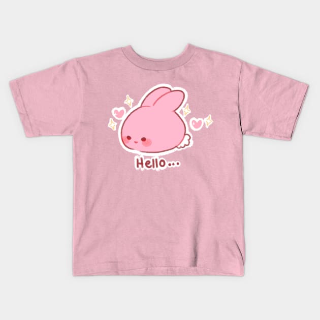 Bunny Time Kids T-Shirt by Nullkunst